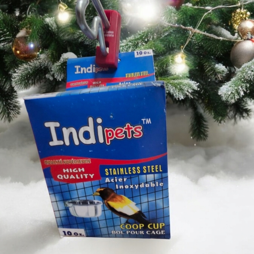 Stainless Steel Indi Pets Coop Bowls 10oz